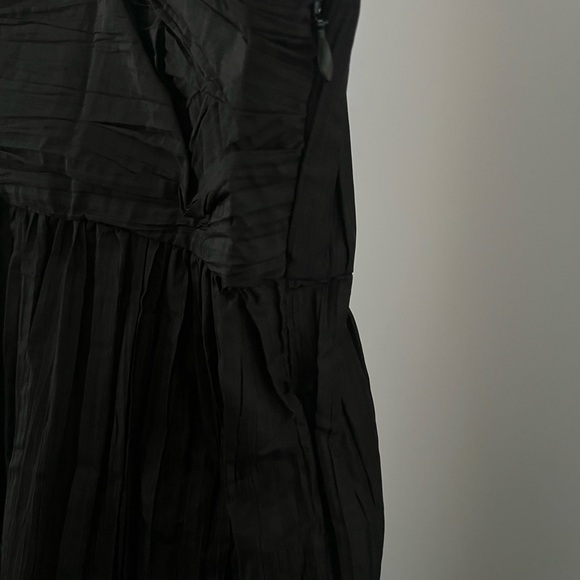 Calypso St. Barth Black Silk Pleated Dress Size 4 NWT - Picture 3 of 7